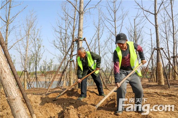 商都公园即将完工 | 建业橙园业主又多了个周末好去处！