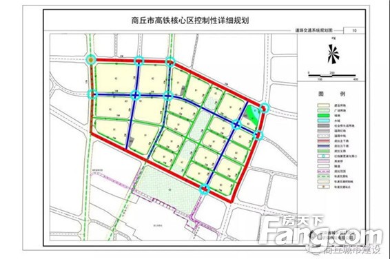 一轴、两带、三片区！商丘市高铁核心区控制性详细规划来了