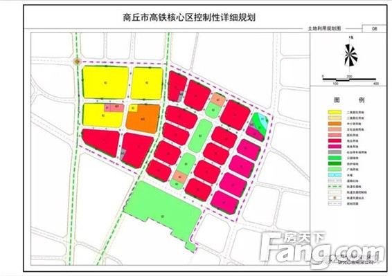 一轴、两带、三片区！商丘市高铁核心区控制性详细规划来了